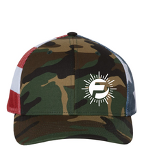 Load image into Gallery viewer, American Flag Trucker Hat
